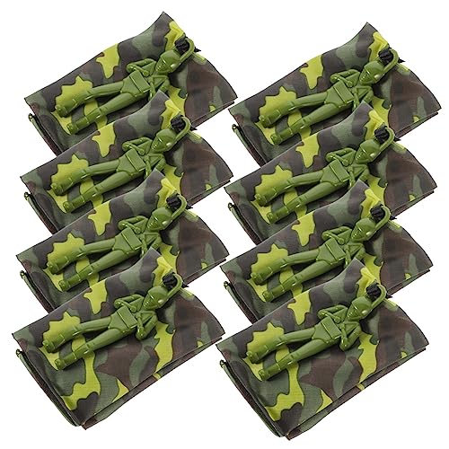 JOINPAYA 8st Handwurf-Fallschirm Outdoor-spielset Für Kinder Fallschirm-actionfiguren-Spielzeug Fallschirmspielzeug Für Kinder Im Freien Fallschirmmann Fallschirm Spielzeug Camouflage Stoff von JOINPAYA