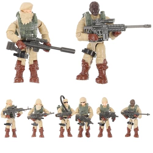 JOINPAYA 8st Winzige Menschenfiguren Soldaten-actionfiguren Spielzeug Für Spezialeinheiten Mann-actionfiguren Menschen Am Sandtisch Kleine Soldatenmodelle Kleine Menschenfiguren Plastik von JOINPAYA