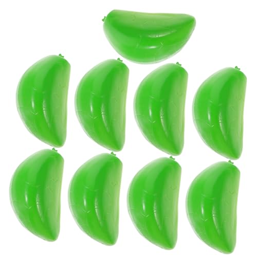 JOINPAYA 9st Künstlicher Knoblauch Lebensechter Knoblauch Simulation Knoblauch Knoblauchflocken Prop Knoblauchimitat Realistische Knoblauchzehen Gefälschte Gemüse-Foto-Requisiten PVC Green von JOINPAYA