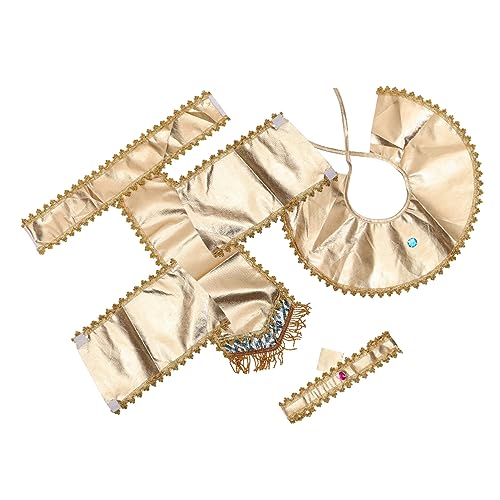 JOINPAYA Ägyptisches Cosplay Kostüm Teilig mit Kopfstück Gürtel Kragen und Armschienen Waschbar Wiederverwendbar Vielseitiges Halloween Party Zubehör für Erwachsene und Themenfeste JOINPAYA Ägyptisches Cosplay Kostüm Teilig mit Kopfstück Gürtel Kragen und Armschienen Waschbar Wiederverwendbar Vielseitiges Halloween Party Zubehör für Erwachsene und Themenfeste von JOINPAYA