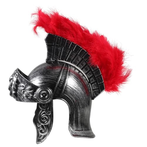 JOINPAYA Alter Römischer Krieger Hut Outfit Soldat Party Hut Cosplay Helm Performance Helm Cosplay Kostüm Soldat Helm Römischer Helm Kopfbedeckung Männer Hut Helm Männer Römisches Kostüm von JOINPAYA