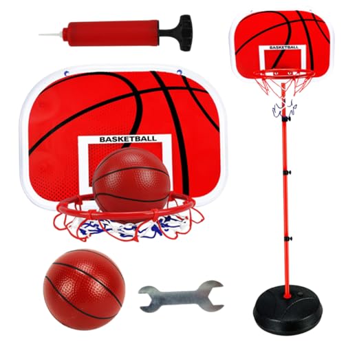 JOINPAYA Basketballständer Aus Kunststoff 2 M Großer Basketballkorb Anhebbares Spielzeug Sicher für Jungen und Mädchen Zum Spielen Drinnen/draußen von JOINPAYA