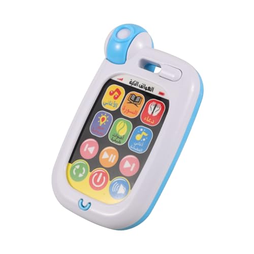 JOINPAYA Arabisch-Lernmaschine kinderhandy kinderspielzeug für Kleinkinder Kinderauto Babyphone Smartphone Musikspielzeug für -Komfortspielzeug Abs Weiß von JOINPAYA