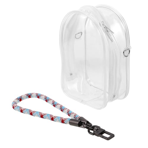 JOINPAYA Aufbewahrungstasche für Puppen aus PVC: Mit Reißverschluss – Transparenter Organizer für Minifiguren für Kopfhörer, Telefon und Zubehör – Mehrzweck-Vitrine mit gewebtem Schlüsselband JOINPAYA Aufbewahrungstasche für Puppen aus PVC: Mit Reißverschluss – Transparenter Organizer für Minifiguren für Kopfhörer, Telefon und Zubehör – Mehrzweck-Vitrine mit gewebtem Schlüsselband von JOINPAYA