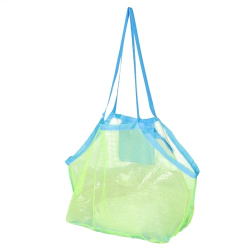 JOINPAYA Aufbewahrungstasche für Strandtasche Beach Bag Spielzeugtaschen für den Strand Kinderspielzeug Multifunktionale Netztasche tragbare Strandtasche Nylon Light Green von JOINPAYA