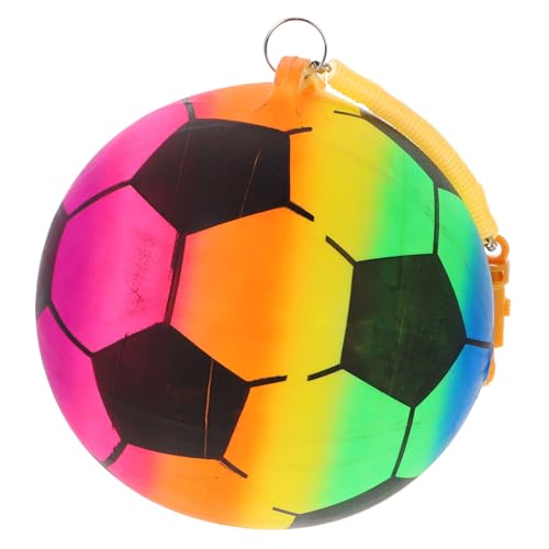 JOINPAYA Aufblasbarer Spielzeugball Kinderfußball Mit Leuchtenden Farben Hüpfbälle Für Kinder Mini-sportbälle Kleine Fußbälle Kleiner Ball -fußball Hüpfball Für Kinder Plastik von JOINPAYA