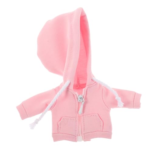 JOINPAYA BJD Puppenkleidung Hoodie Für Puppen Niedlicher DIY Miniatur Hoodie Pink Perfektes Outfit Für Sammler Und Puppenzubehör Für Kreatives von JOINPAYA