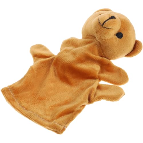 JOINPAYA Bär Handpuppe Handpuppen Geschichte Erzählende Marionette Puppen Lernspielzeug Handpuppe Für Tierpuppe Light Brown Pp Baumwolle von JOINPAYA