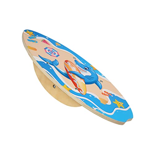 JOINPAYA Balanceboard zum für Balance Board balanceboards Balancing Board Balance Spiele für Kinderspielzeug aus Holz Schwebebalken Rosa von JOINPAYA