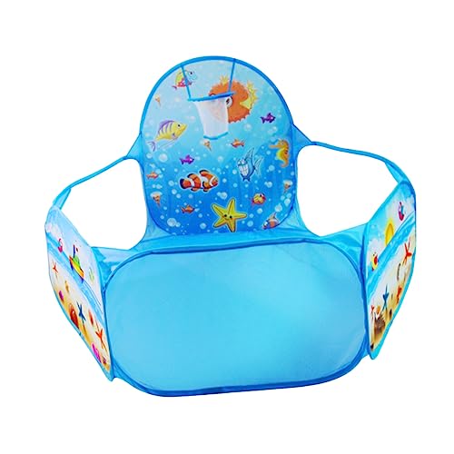 JOINPAYA -Ball-Pool Gruben Zelt spielmatte kinderzimmer Toy Organizer for Room Bällebad für Babys faltbares Bällebad Polyestergewebe; Maschengewebe; Bügeleisen Blue von JOINPAYA