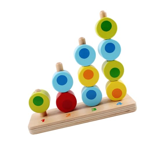 JOINPAYA Blöcke Pädagogisches Spielzeug kinderspielzeug Umweltfreundliches Spielzeug hühner Spielzeug holzspielsachen Kid Toys Holzkonstruktion Holzspielzeug Kinderzubehör hölzern Colorful von JOINPAYA