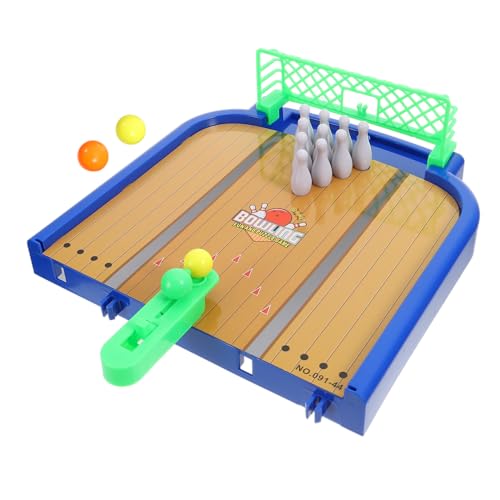 JOINPAYA Bowlingkugel Spielzeug Tischsportspielzeug Desktop-Bowling-Spielzeug Mini-Bowling Kinder Bowling Set Kinder-Bowling-Set Bowling-Spielzeug für Kinder Desktop-Spielspielzeug Plastik von JOINPAYA