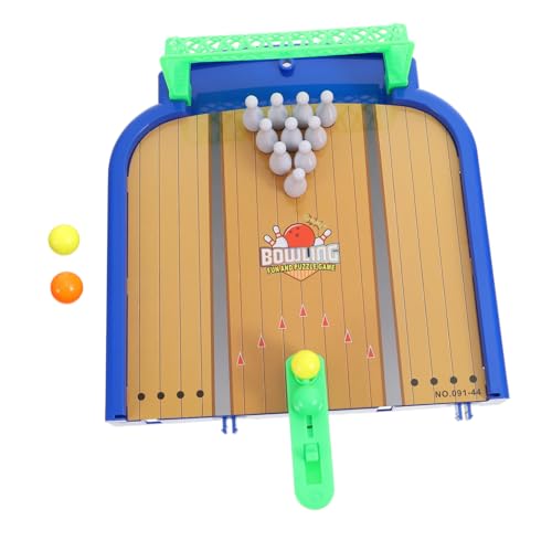 JOINPAYA Bowlingkugel Sport für Jungen Jonglierbälle Fußball zappeln Mini-Fußballtisch Bowling Set -Bowling-Set Desktop-Bowlingspiel Interaktives Plastik von JOINPAYA