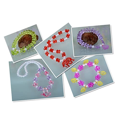 JOINPAYA Bunte Acrylperlen Set Für 550 Teile DIY Bastelset Zum Auffädeln Für Schmuckherstellung Armbänder Und Ketten Mixed Color Style 01 von JOINPAYA