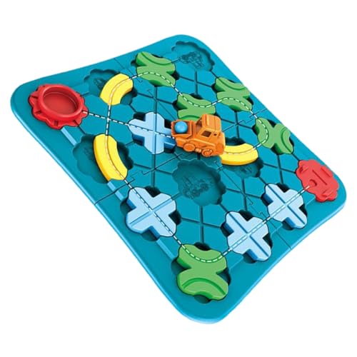 JOINPAYA Buntes Puzzle Set Für Denkspielzeug Mit Fahrzeugen Lernspielzeug Für Kleinkinder Interaktive Puzzlebahn Für Kleinkinder Ab 3 Jahren Fördert Die Motorik Und Kreativität von JOINPAYA