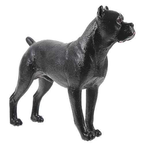 JOINPAYA Cane Corso-Modell Desktop-hundedekoration Miniatur-Hund-sammlerstücke Realistische Hundestatue Hunde-sammelfigur Stehende Hundestatue Realistischer Hund Welpe Black Plastik von JOINPAYA