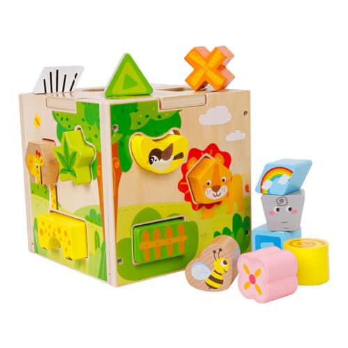 JOINPAYA Cartoon-Intelligenz Box Passender Block Interessantes Puzzle- Für Kreatives Baustein Bildungsspielzeug Kinderspielzeug Green Hölzern von JOINPAYA