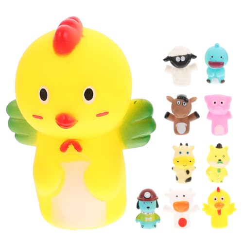 JOINPAYA Cartoon Tier Fingerpuppen Lustige Vinyl Finger Spielzeuge Für Und Kleinkinder Interaktive Handpuppen Für Geschichten Und Spielzeit von JOINPAYA