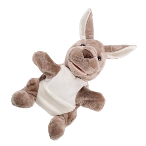 JOINPAYA Cartoon Tierpuppengefüllte Tiere Für Puppen Die Tierhandpuppe Für Tiere Handpuppenleistung Prop Tiergefüllte Handpuppe Graue Pp Baumwolle von JOINPAYA