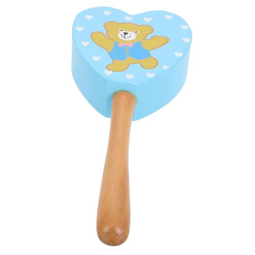 JOINPAYA Cartoon-liebesrassel Marakas Für Instrument Holz Maracas Für Mexikanische Partygeschenke Maracas- Maracas Für Kleinkinder 1-3 Sandhammer Für Babys Hölzern von JOINPAYA