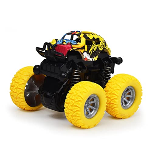 JOINPAYA Kleinwagen Modellspielzeug Mit Rückzug Gelbes Offroad Fahrzeug Spielzeugauto Mit Inertialantrieb Robustes Kinderfahrzeug Spielzeugauto Für Jungen Und ädchen Vier Räder Ideal von JOINPAYA