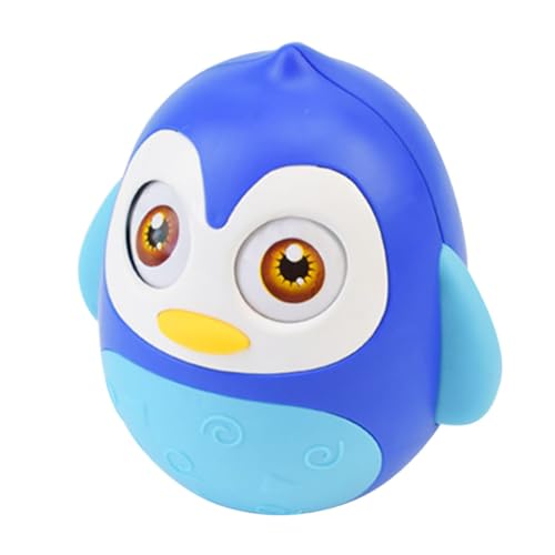 JOINPAYA Die Glocke Rütteln Mini-Pinguin-Spielzeug Lernspielzeug Für Kinder -Handtrommel Tierisches Spielzeug Bauchzeit Spielzeug -lernspielzeug Wackelnder Pinguin Plastik Blue von JOINPAYA