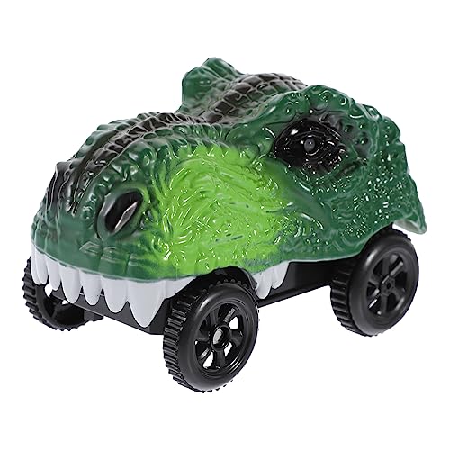 JOINPAYA Dinosaurier-Auto puppenwagen kinderspielzeug Auto Dinosaurier Rennbahn Elektrische Rennstrecken für Dinosaurier-Rennwagen -Rennwagen Abs Green von JOINPAYA