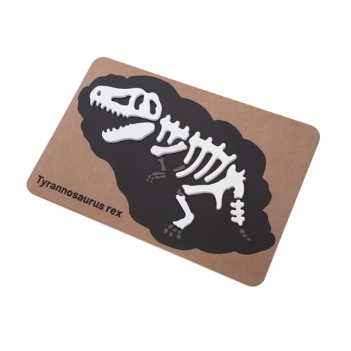 JOINPAYA Dinosaurier-Fossilien-Puzzle Dinosaurier Fossilien Puzzle Holzspielzeug für Kinder Pädagogisches Puzzle Tierpuzzle Montessori-Rätsel Puzzle-Spielzeug Lernspielzeug für Kinder Ahorn von JOINPAYA