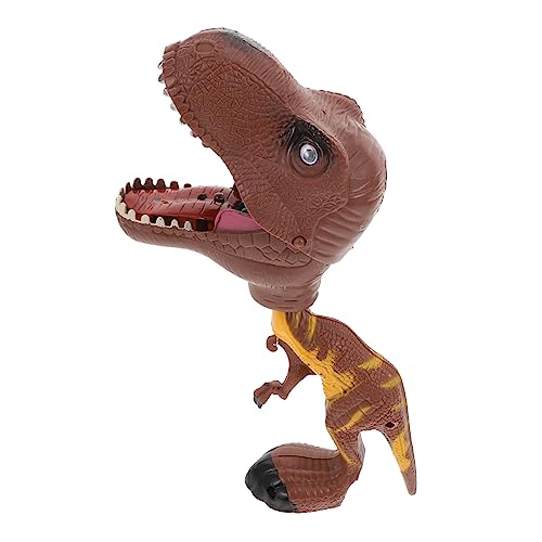 JOINPAYA Dinosaurier-Handclip interaktives handpuppe Dino für ab Jahren Pädagogisches Educational Toys Handpuppe Puppen Lernspielzeug Brown von JOINPAYA