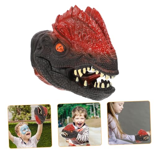 JOINPAYA Lustige Dinosaurier-handpuppe für Jungen und Mädchen Handpuppenspielzeug Dinosaurier Stofftierpuppe Pädagogisches Puppenspielzeug Interaktive Puppe für Jungen und Mädchen von JOINPAYA