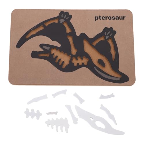 JOINPAYA Dinosaurier-fossilien-Puzzle Skelett-Puzzle Für Dinosaurierspielzeug Für Jungen Dinosaurierfiguren Kinderspielzeug Dinosaurier-Puzzle Riesiger Dinosaurier Puzzlematte Ahorn von JOINPAYA