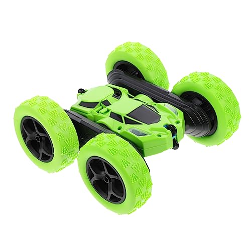 JOINPAYA Doppelseitiges Stuntauto Rc-Stunt-Auto 360° Dreht Fahrzeuge Um Elektroauto Spielzeug Rc Geländewagen Rc-Drift-Autos Stunt-Auto-Spielzeug Offroad-stuntauto Plastik Green von JOINPAYA