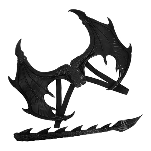 JOINPAYA Drachen-Cosplay-Kostüm -Dinosaurier-Kostüm Zum Anziehen Drachenflügel Und -Set Rollenspiel Cosplay-Party-Requisite Halloween-Geburtstagsparty Gastgeschenke Geschenke von JOINPAYA