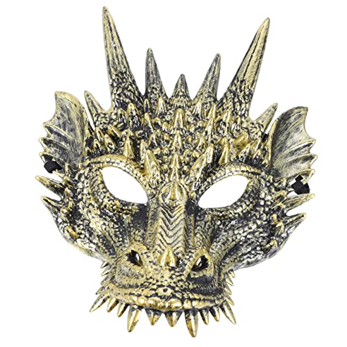 JOINPAYA Drachenmaske Für Halloween Gruselige Tiermaske Für Cosplay Und Partys Realistische Kopfbedeckung Für Herren Und Damen Ideal Für Mottopartys Und Anime Kostüme von JOINPAYA