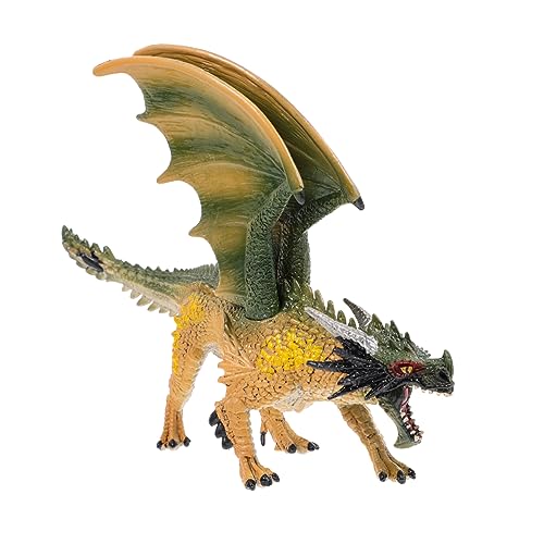 JOINPAYA Drachenmodell Figur Dekoration Desktop-Spielzeug Dinosaurier-Modelltier Puzzle-Spielzeug kinderzimmerdeko Room Decoration Lernspielzeug Simulations-Drachenspielzeug Harz Green von JOINPAYA