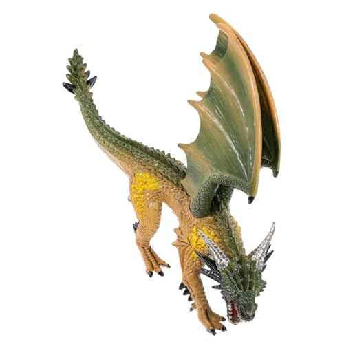 JOINPAYA Drachenmodell kinderzimmerdeko Room Decoration kindergeschenke Fantasiespielzeug Drachen schmuck Toys gefälschtes Drachenspielzeug mythologische Drachenfigur Harz Green von JOINPAYA