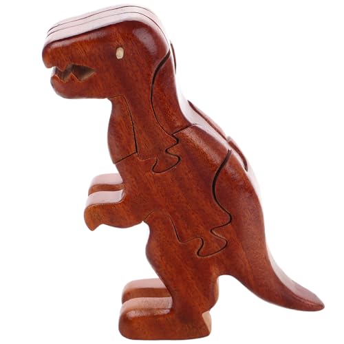 JOINPAYA Dreidimensionales Puzzle Montieren Tierspielzeug Tierspleiß Zum Zusammenbauen Von Tieren Für Die Frühe Bildung 3D-tierspielzeug Holz Light Brown von JOINPAYA