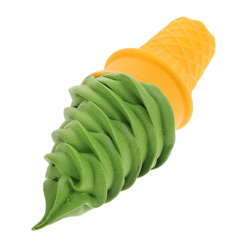 JOINPAYA Eismodell Eiswaffel Dessert-Modell Schwimmbad GOO Geräterollen Mini- Plätzchen Kleine Lenkrollen Kleines Fake-Modell Eismaschine Kleine Kerle Schaukeln PVC Green von JOINPAYA