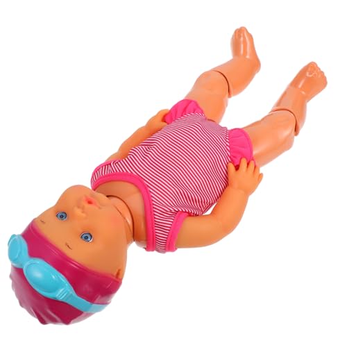 JOINPAYA Elektrische Schwimmpuppe Wiedergeborene Babypuppen Babyspielzeug Schwimmfigur Badespielzeug Für Kleinkinder Mini-Puppen Elektrisches Puppenbadespielzeug Strand-babypuppe PVC von JOINPAYA