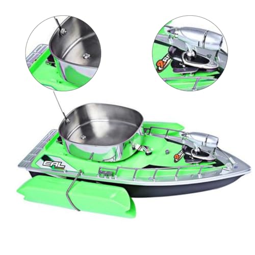 JOINPAYA Elektroboote Für Kinder Futterboot Rc-Boot Rc Fischerboot Green von JOINPAYA