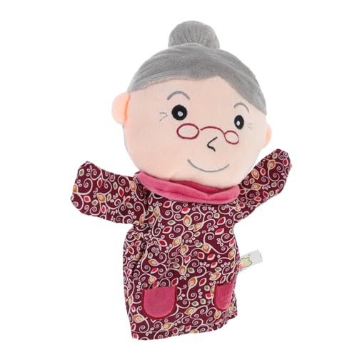 JOINPAYA Familie Handpuppe Mini- Marionette für Babypuppen Babyspielzeug Puppen kinderpuppe Play Toy kinderspielzeug Handpuppen für Babys Familienpuppen Stoff rot von JOINPAYA