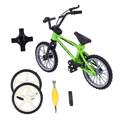 JOINPAYA Finger Alloy Mini Mountain Bike 1 Set Mini MTB Finger Fahrrad Für Desktop Freizeit Und Lernspiel Grünes Design Geschenkidee Für Jungen Und ädchen von JOINPAYA