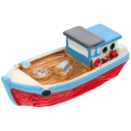 JOINPAYA Fischerbootverzierungen Auto Gadgets Vakuum Schiff Mini-Segelboot-Modell partydeko Einschulung Geburtstagsgeschenk Geburtstags mitbringsel Sandtischzubehör Miniatur-Boot- Harz von JOINPAYA