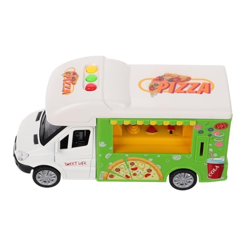 JOINPAYA Food-Truck- Kochgeschirr vorgeben Kochen Auto Pizza Auto Müllwagen Golfwagen- LKWs Legierung von JOINPAYA