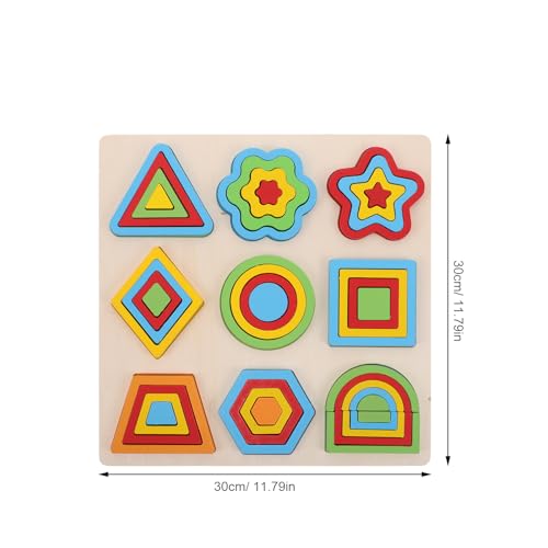 JOINPAYA Form-Holzpuzzles für Kleinkinder – Montessori-Spielzeug, Steckpuzzle, geometrisches Farbabgleichsbrett, Vorschul-Lernspielzeug für Mädchen und Jungen JOINPAYA Form-Holzpuzzles für Kleinkinder – Montessori-Spielzeug, Steckpuzzle, geometrisches Farbabgleichsbrett, Vorschul-Lernspielzeug für Mädchen und Jungen von JOINPAYA