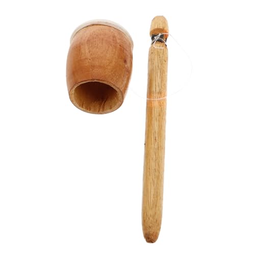 JOINPAYA Froschrufer Mini-holzhammer Holzhammer Für Kinderspielzeug Frosch-Guiro-Instrument Schlaginstrument Aus Holz Krabbenhammer Für Die Küche Krabbenhammer Für Partys Hölzern Beige von JOINPAYA