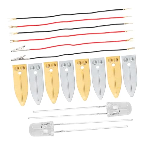 JOINPAYA Fruchtbatterie Experimentierset für Kupferplatten Steckbare Elektroden Wissenschaftliches Lernspielzeug für Elektrizität Physik Experimente Zuhause und Schule JOINPAYA Fruchtbatterie Experimentierset für Kupferplatten Steckbare Elektroden Wissenschaftliches Lernspielzeug für Elektrizität Physik Experimente Zuhause und Schule von JOINPAYA