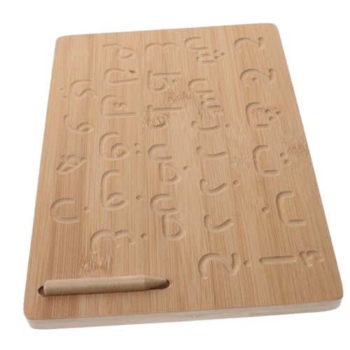 JOINPAYA Holz-Alphabet-tracing-Board Für Kinder Die Das Schreiben Von Buchstaben Lernen Vorschul-lernspielzeug Sichere Materialien Trocken Abwischbare Tafel von JOINPAYA