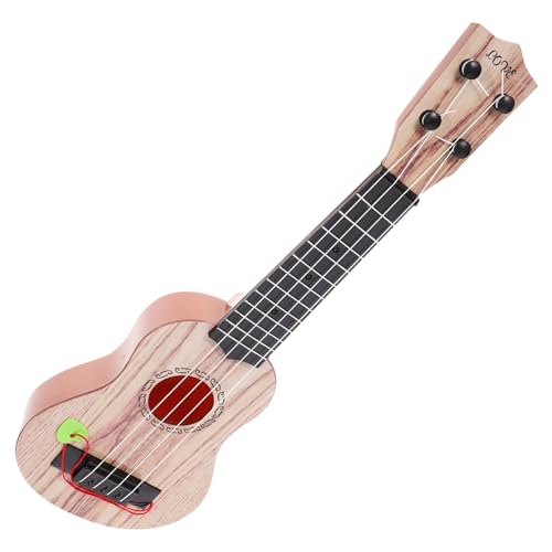 JOINPAYA Gitarrenspielzeug Ukulele für Kleinkinder Ukulele-Spielzeug Musical Toy Instruments kinderinstrumente Ukulele Spielzeug für Kinder Simulations-Ukulele Holzmaserung Kunststoff von JOINPAYA