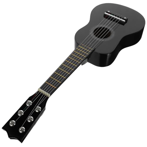 JOINPAYA Gitarrenspielzeug für kinderinstrumente musikinstrumente Guitar Holzspielzeug für Gitarre für Anfänger Pädagogische Gitarre für hölzern Black von JOINPAYA